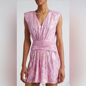 Ramy Brook Lilac and Silver Dress
